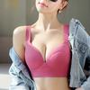 Large Size Push Up Bra Women's Thin Underwear Women's Full Cup Bra No Steel Ring Bra Adjustable Anti Sagging Bra