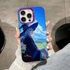 Wandering Witch Elaina Purple Translucent Mobile Phone Case for iPhone 17 16 15 14 13 12 11 X XR XS Air Pro Max Plus Cover