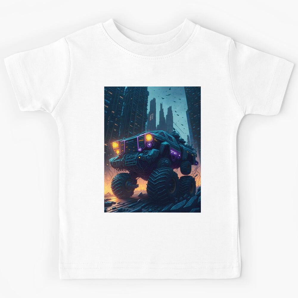 Stylish monster truck - 4 Kids T-Shirt 130