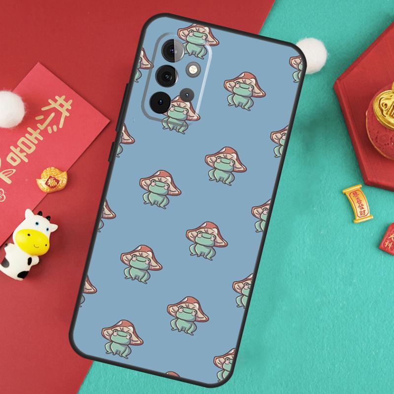 Cute Cartoon Frog Collage Case For Samsung Galaxy A56 A36 A26 A16 A06 A13 A33 A53 A15 A35 A55 A34 A54 A12 A32 A52 A17