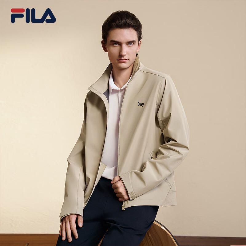 FILA Men's Business Casual Stand Collar Jacket - 2026 Autumn Collection
