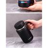 Large Capacity Vacuum Cup 316 Stainless Steel Tea Cup Men and Women Water Cup Student Cute Short Stout Big Belly Cup 1L