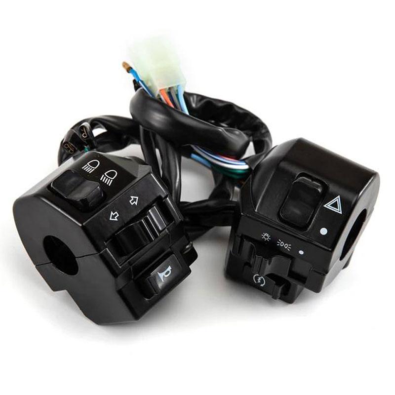 22mm Motorcycle Switches Horn Signal Control Turn Signal Electric Fog Lamp Light Start Handlebar,headlight Control Button