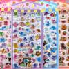 Cute Cartoon Animal Birds Bear Marine Organisms Drop 3D Stickers Journaling Laptop Kawaii Aesthetic Decoration Sticker
