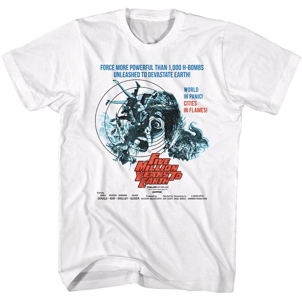 Hammer Horror Five Million Years To Earth Movie Poster Men s T Shirt XL