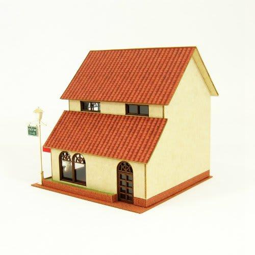 Sankei 1/150 Диорамная серия Кафе B MP03-94 Бумажное моделирование
