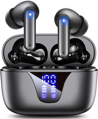 Bluetooth Wireless Earbuds A New Era of Wireless Bluetooth Earbuds with Auto and Compact Fast LED Battery Level Touch Reduced Sound IPX7 Perfect for