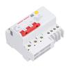 Residual Current Circuit Breaker 3P+N Miniature Circuits Breakers DIN Rail Mount AC 400V