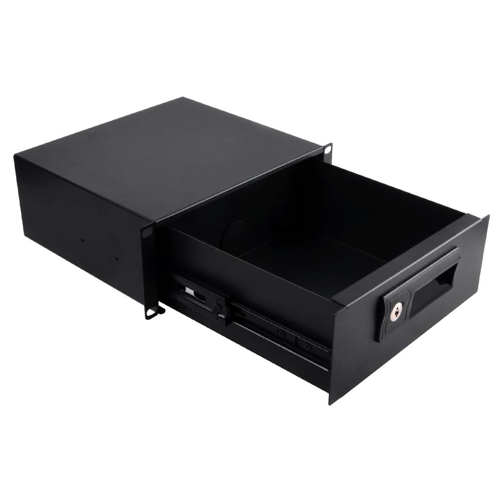 GeeekPi 2U Rackmount Drawer Server Cabinet (for 10-inch Server Racks and Cabinets), Compatible with DeskPi RackMate T0T1