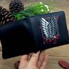 Anime Shingeki No Kyojin Scouting Legion Recon Corps Purse Short Wallet