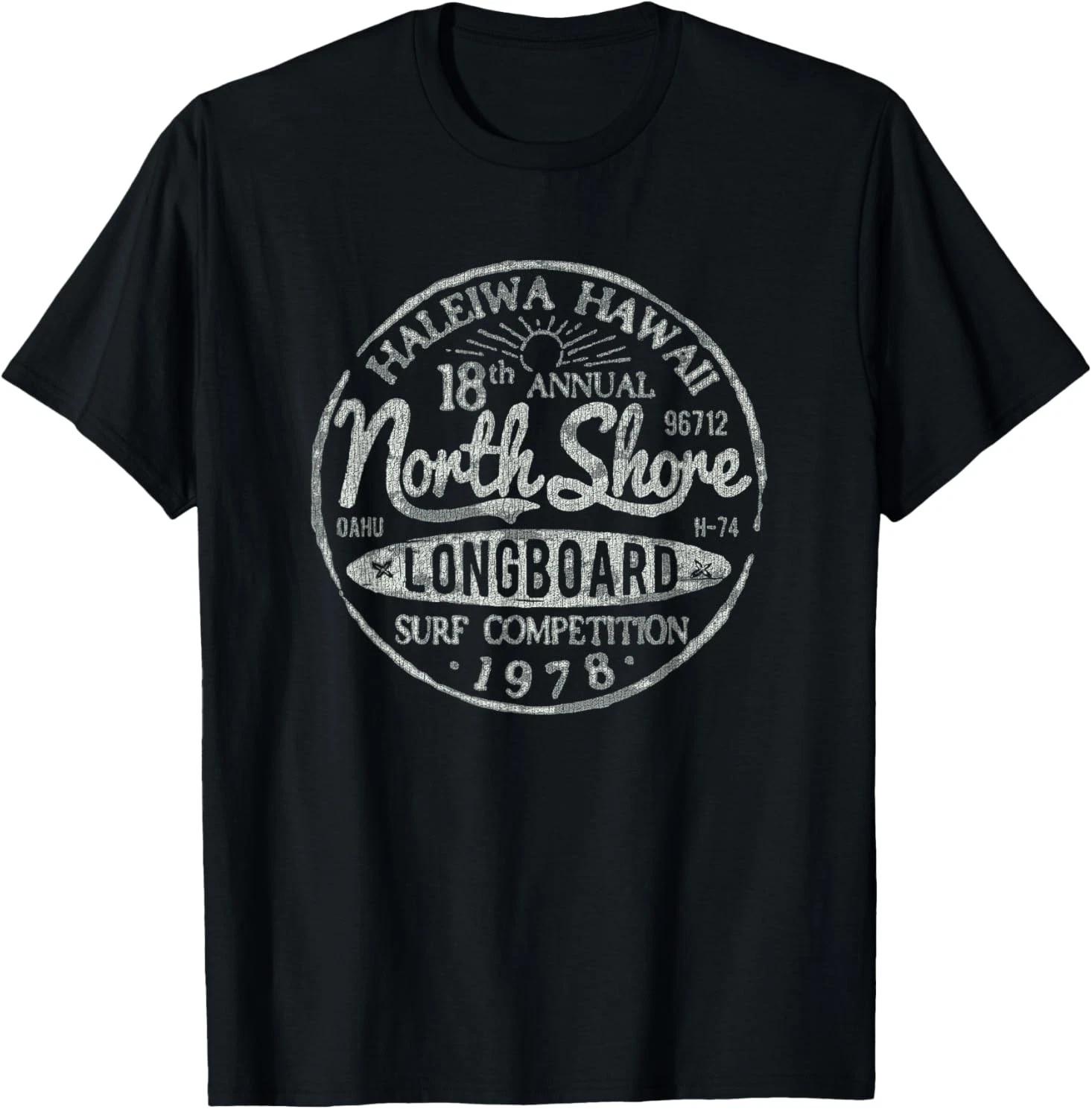 Long Board North Shore Surf Vintage Hawaii Beach  Girls Kids T-Shirt 120