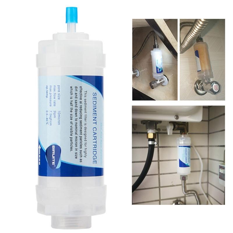 Quick-Connect Water Filter Replacement Cartridge Inline Filter for Refrigerator Ice Maker Under Sink