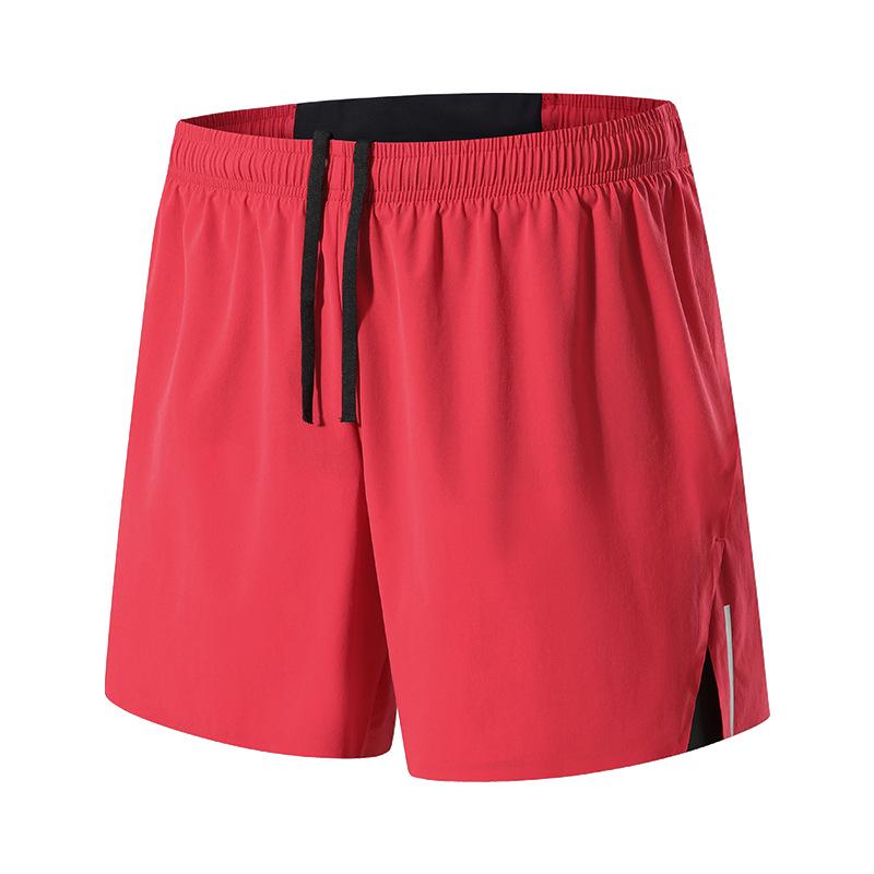 Men s Quick-Dry Double-Layer Loose Marathon Training Shorts M