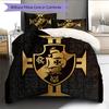 CR Vasco da Gama Pattern Bedding Home Decoration Birthday Gift (1 * duvet cover + 2 * pillowcase, without core)