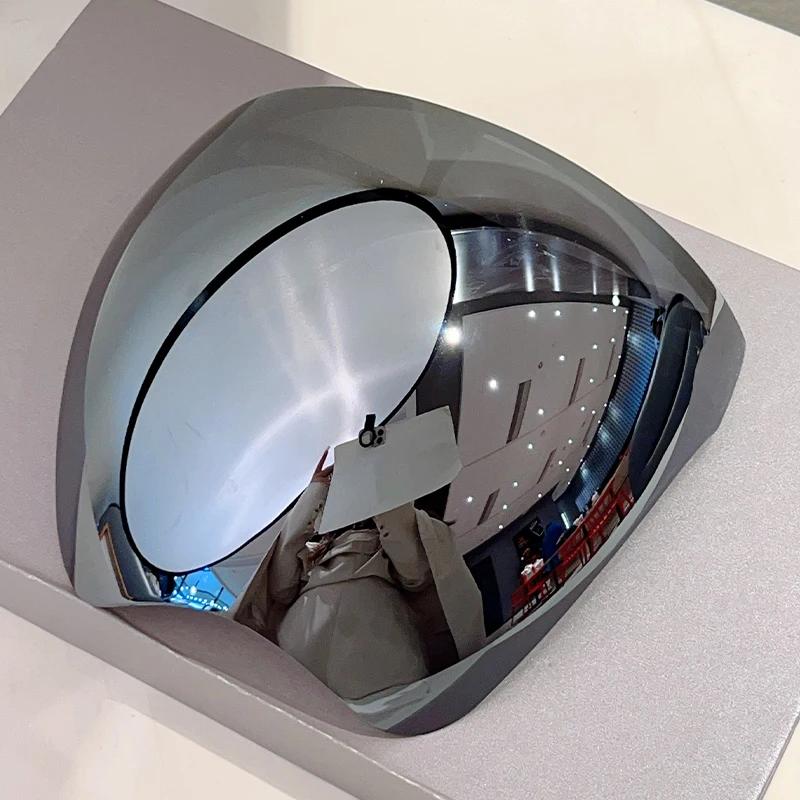 Huge Sports Goggle Men Futuristic Mirror Outdoor Cycling Protective Sunglasses Women Trendy Wrapped Round Anti-UV Shades