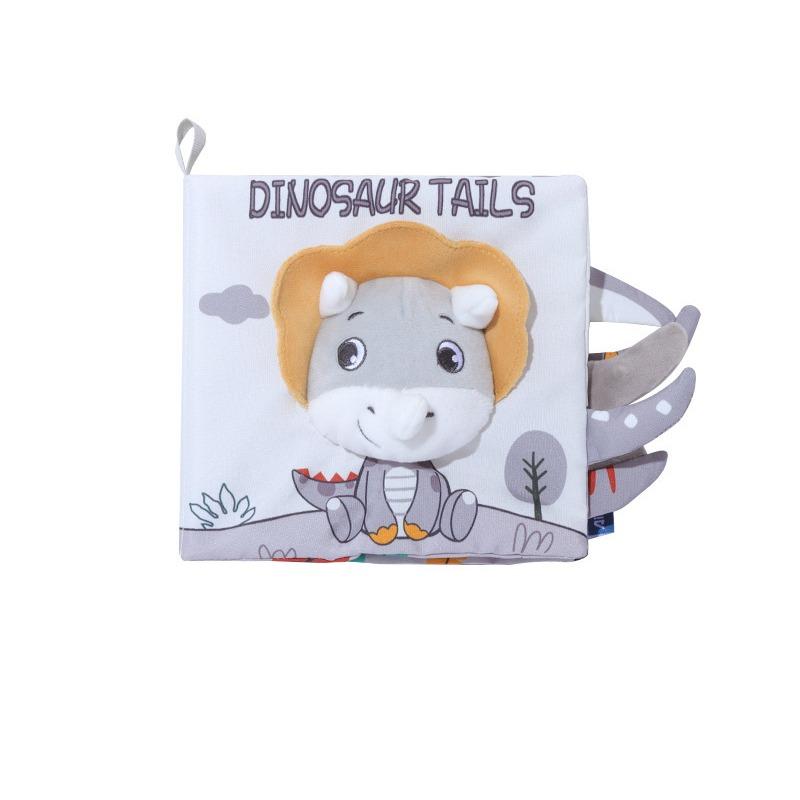 Soft Baby Books 3D Touch Feel High Contrast Cloth Book Sensory Early Learning Stroller Toys for Infant Toddler Gifts 0-12 Months
