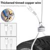 USB2.0 Charging Cable Quick Charging Data Cord Male 2A USB to USB 5Pin/Type C Connector Wire Line for Phones Tablets