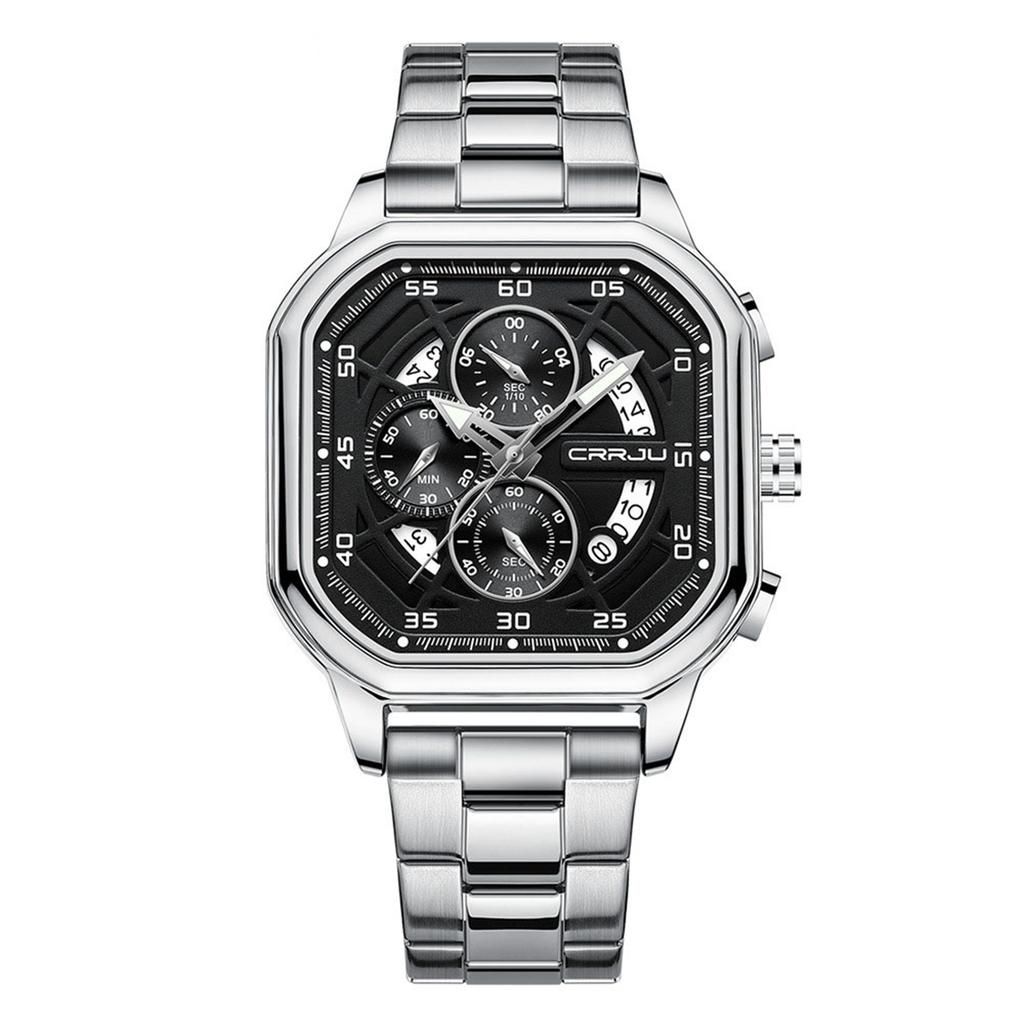 Men's Waterproof Luminous Running Alarm Clock Watch