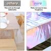 Tablecloth For Table Nappe De Table Tablecloth Birthday Iridesnt Disco Party Decor Shiny Laser Holographic Disposable Covers