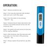 1pc Digital PH Meter High Precision LCD Aquarium Water Acid PH Tester Pool Analy Blue