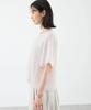 AC by Alpha Cubic Pleated Willow 351634 Women's Off-White Blouse,