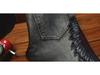 Men's Trendy Elastic Slim Fit Ripped Embroidered Jeans for Spring and Autumn High-Street Style