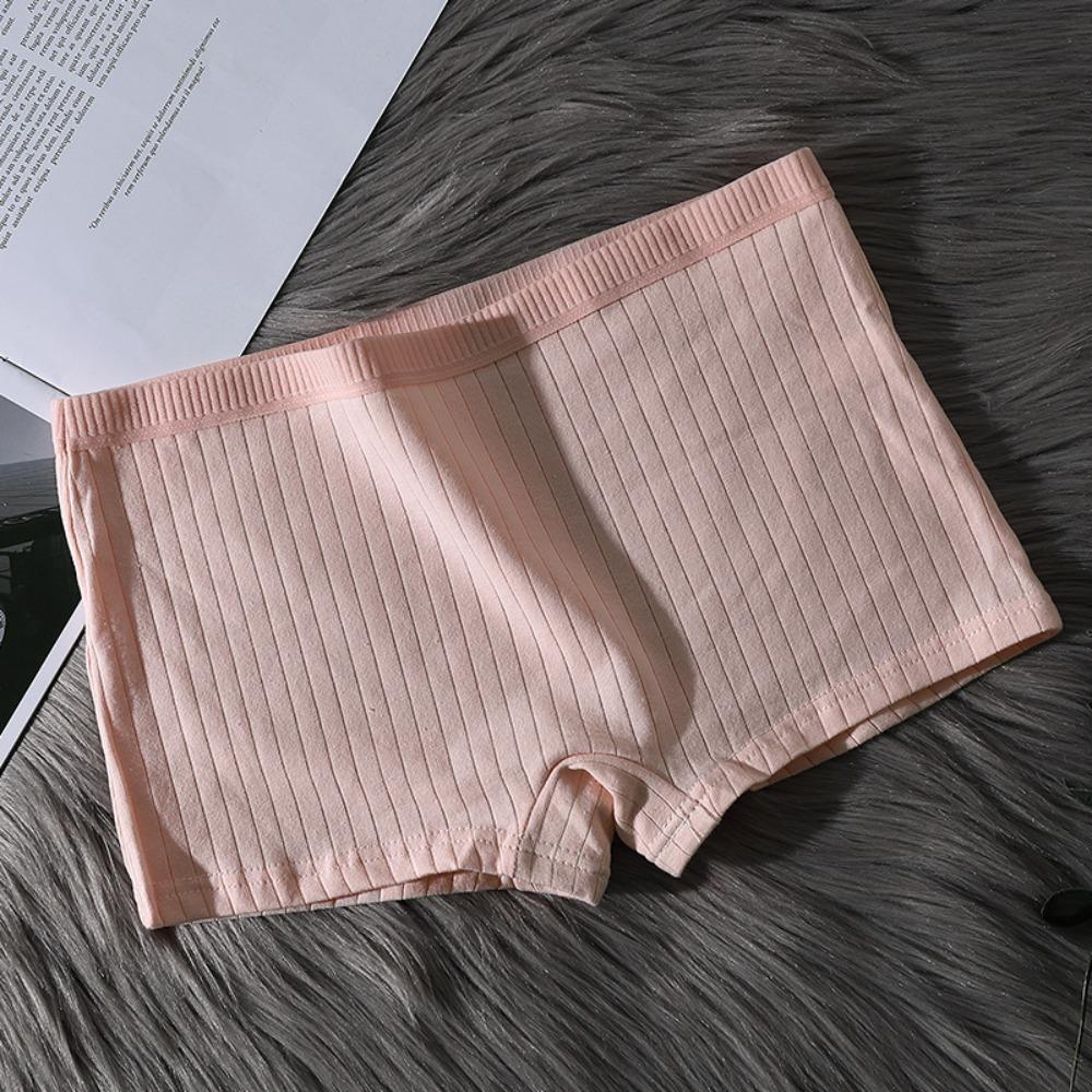 4Pcs Underwear Women Panties Set Low Waist Safety Trousers Brief Japanese Style Underpants  Lady