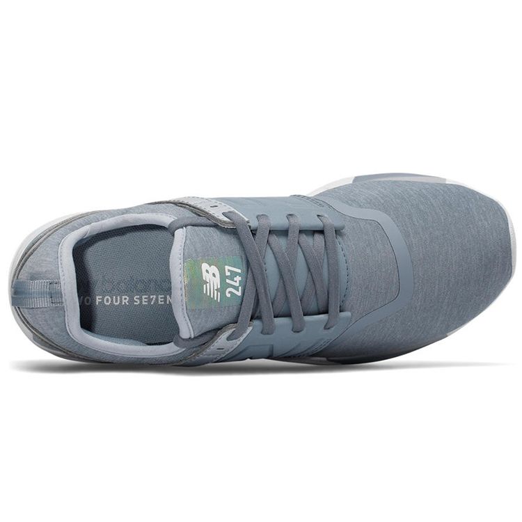 New Balance Nb 247 Comfortable Versatile Mesh Fabric Synthetic Leather Low Top Training Running Shoes Women Sneaker Fog-Gray WRL247YE