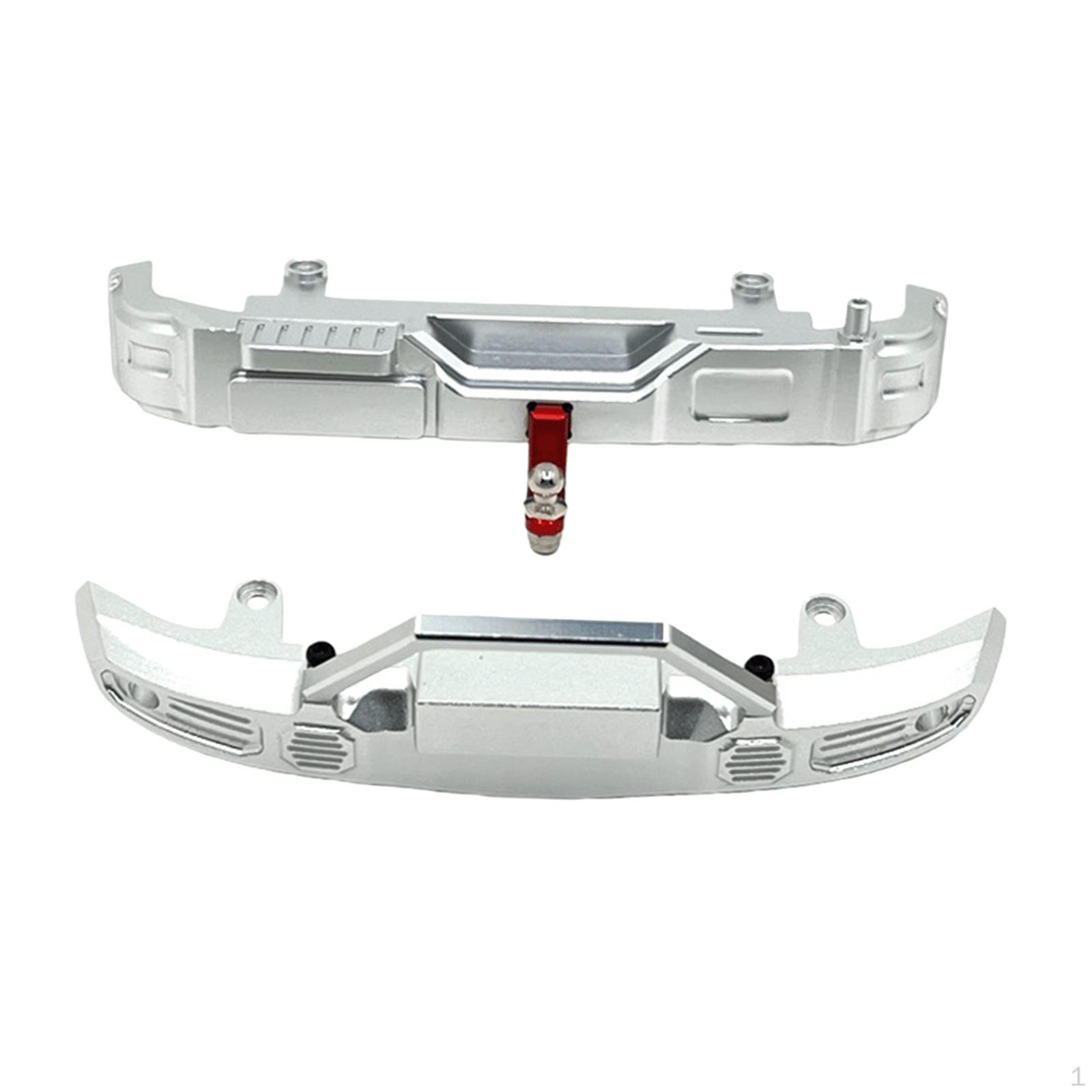 

1/12 RC Car Front And Rear Gear Aluminum Accessories Spare Parts for 300 DIY Model срібний