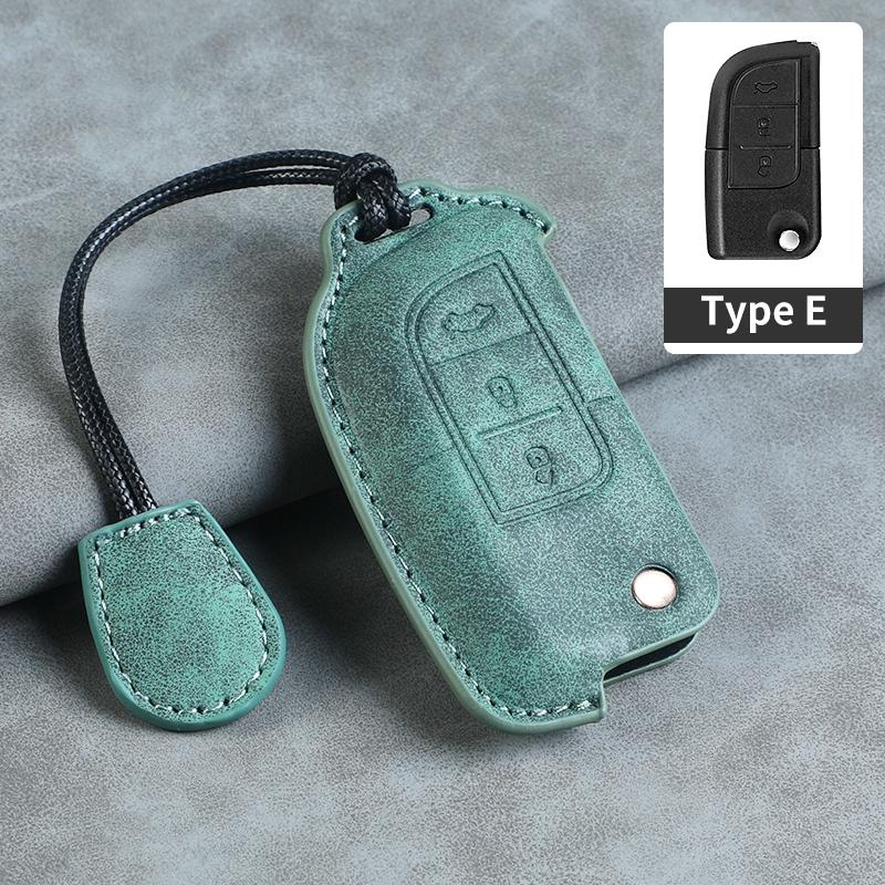 

Кожаный чехол-книжка для автомобильного ключа с 3 кнопками для Changan Alsvin V3 V5 V7 CX20 30 Zhixiang Eulove CS15 CS35 CS75 EV EStar EADO Raeton