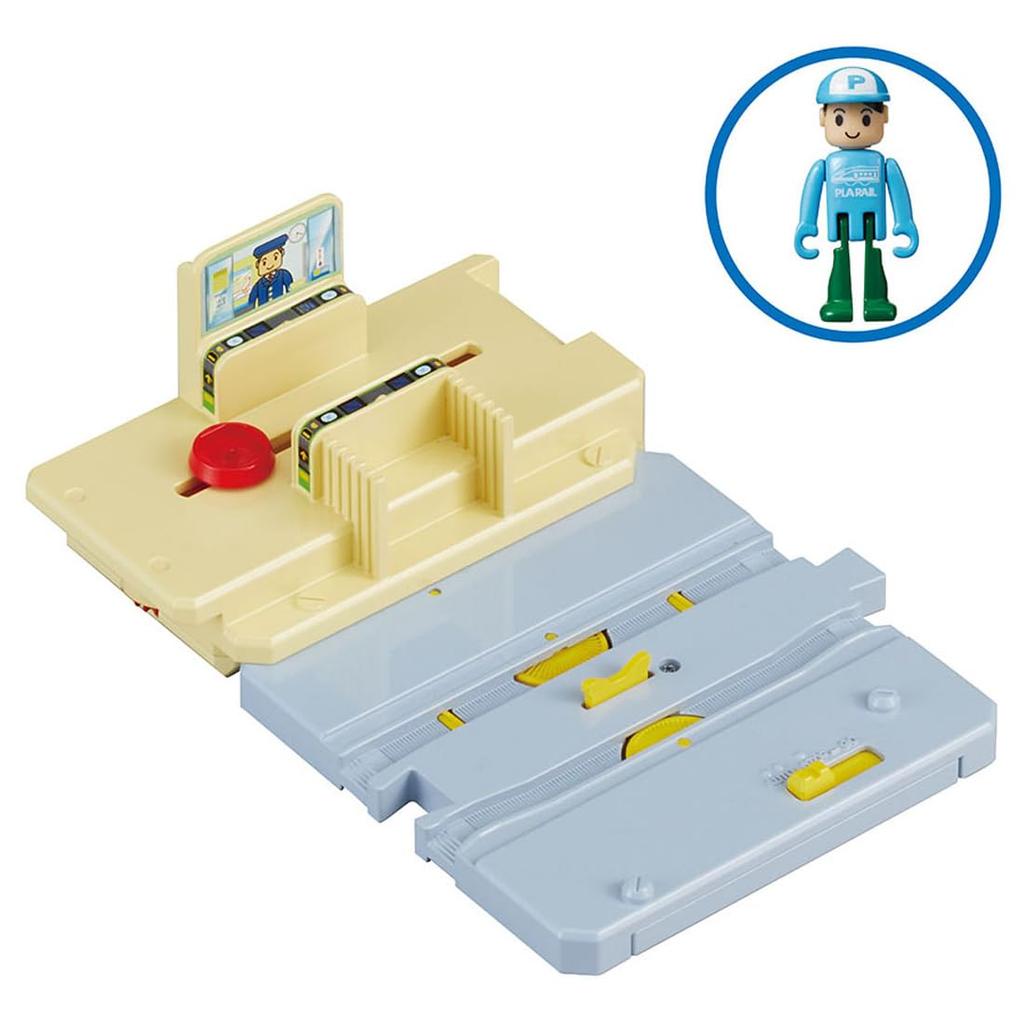 Takara Tomy Plarail Action Town Plakids Billettkontrollstasjon Togleke for alderen 3 år og oppover J-30