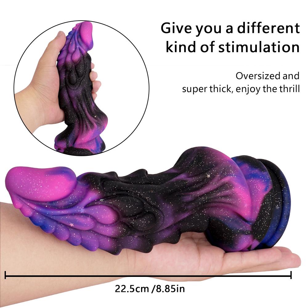 Star Abnormity Simulation Silicone Dildo Thick Long Female Masturbator Anal Plug Expansion Anal Female Sex Toys