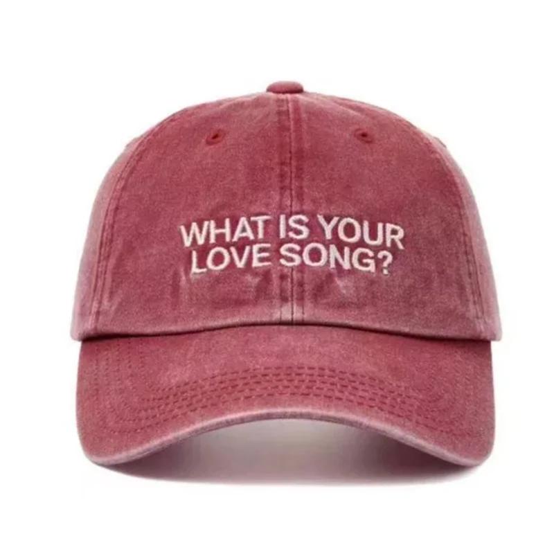 Casquette de baseball brodée Casquette de soleil pour tournée de concert Mode d'extérieur pour hommes et femmes Casquette de baseball Chapeau de concert Broderie Casquette de baseball brodée ba rouge