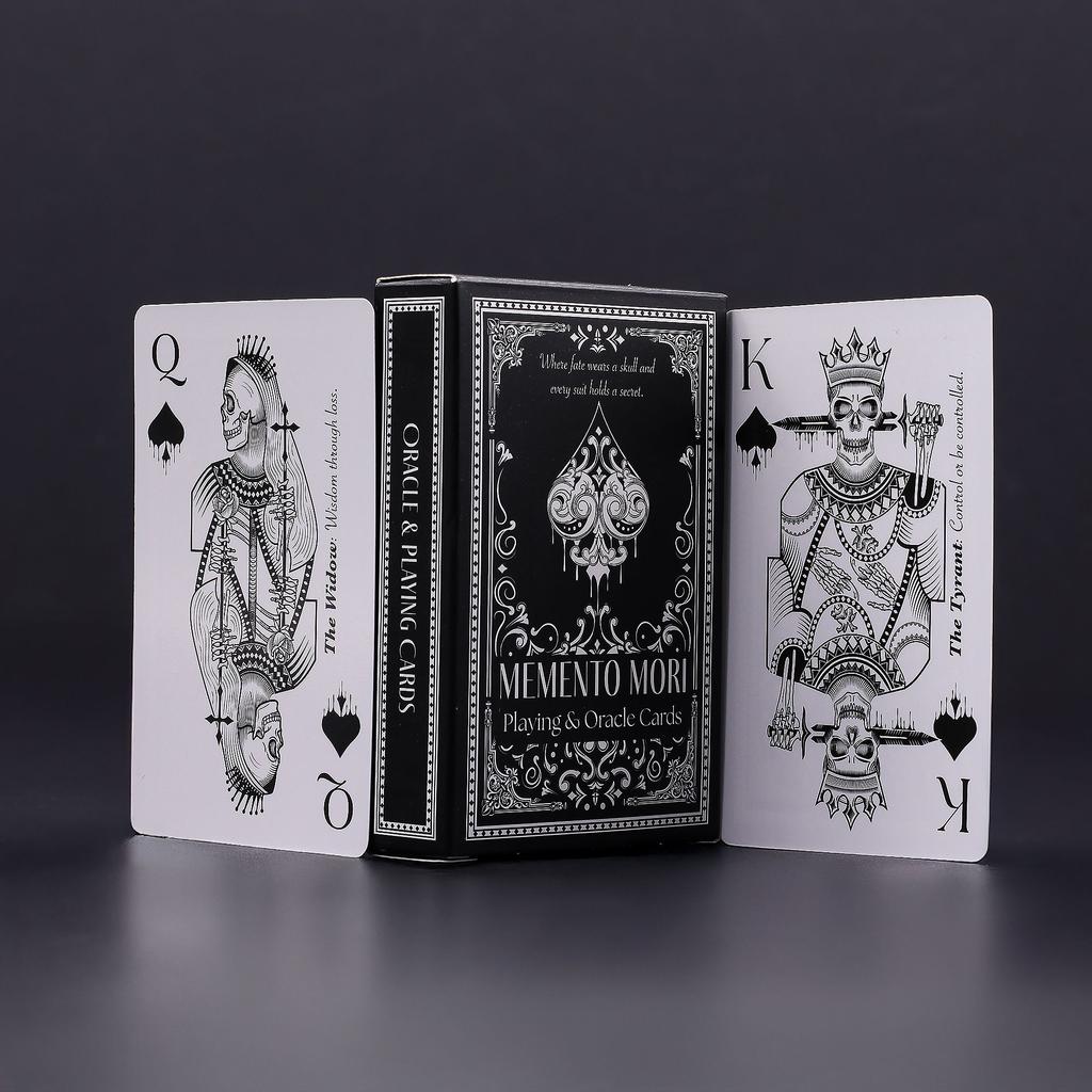 6x Memento Mori Gothic Playing & Oracle Cards