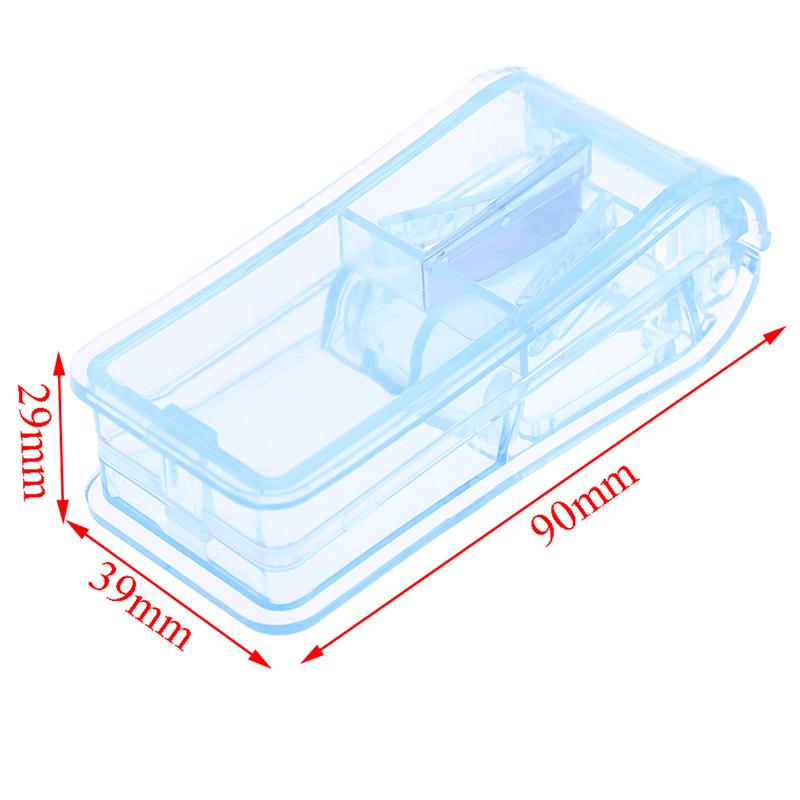 1Pcs Portable Mini Pill Cutter Splitter Divide Storage Case Medicine Cut Compartment Box Holder Pill Splitters