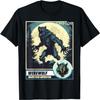 Scary Werewolf Howling At the Moon T-Shirt