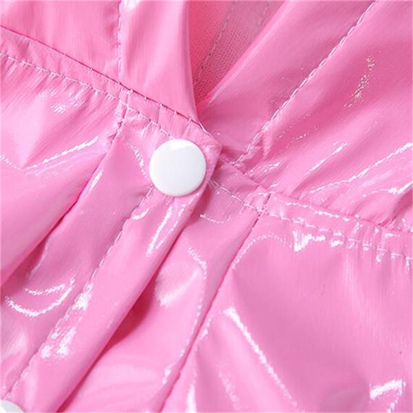 Haustier Hund Regenmantel Jacke Welpe Wasserdicht Kapuze Windschutz Kleidung Leichtgewicht