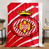 Red and White Girona FC Crest Blanket Print Blanket Soft and Cozy Perfect for the Living Room Bed Sofa or a Nap,gift