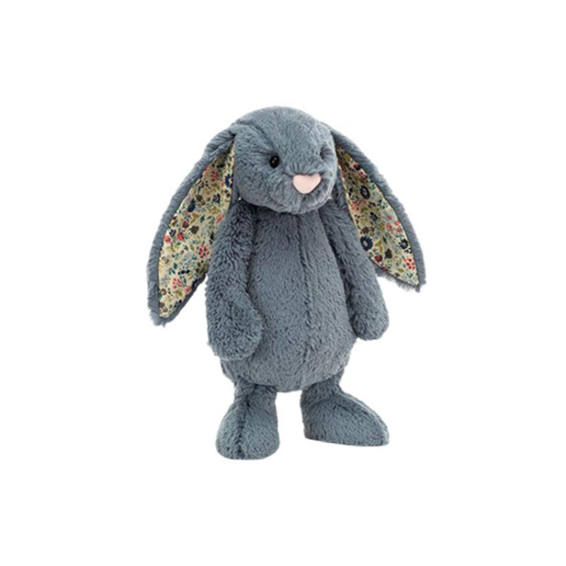 

JELLYCAT Bonnie Rabbit Companion and Soothing Floral Grey Blue Doll Plush Doll 18cm/31cm Height