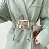 Designer Transparent Belts for Women High Quality Female Waist Wide Clear Corset Belt Plus Size Big Waistband Coat Strap