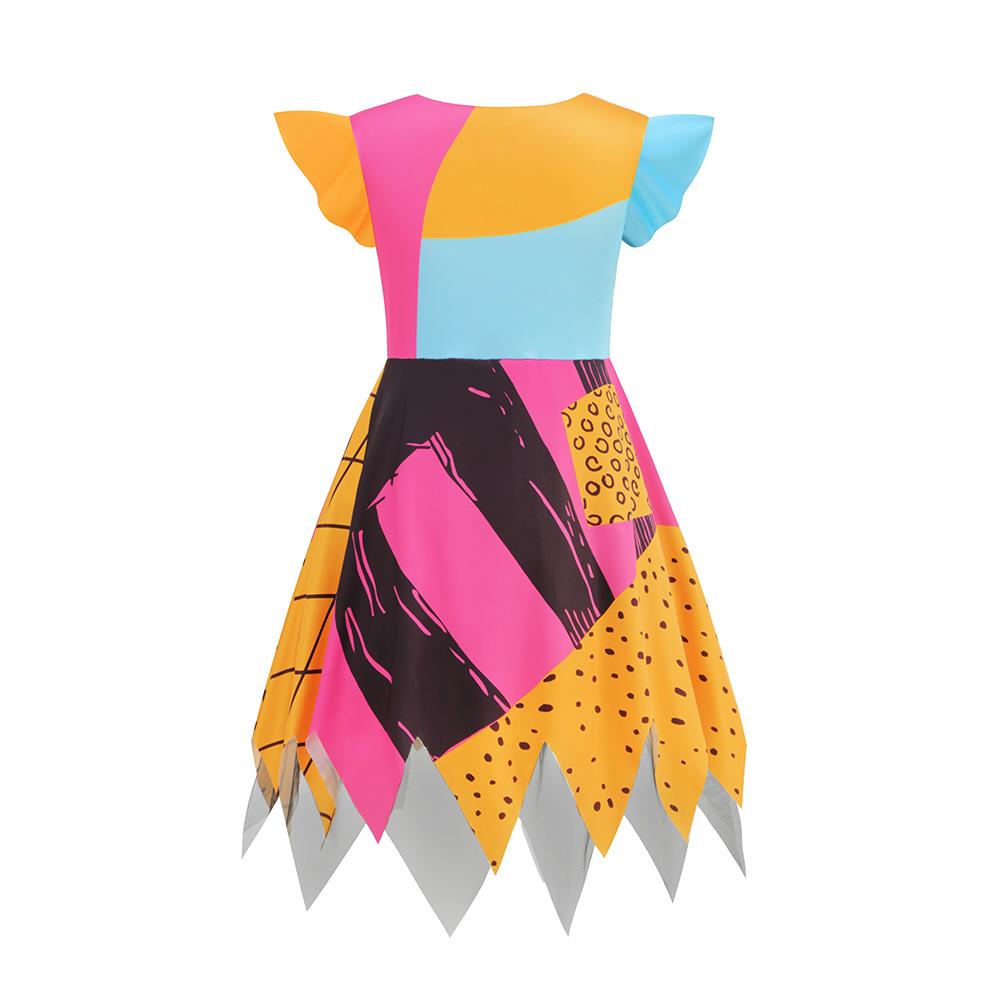 Girls Boys Halloween Cosplay Costume Sally Jack Kid Christmas Role Play Dress Carnival Party Clothes