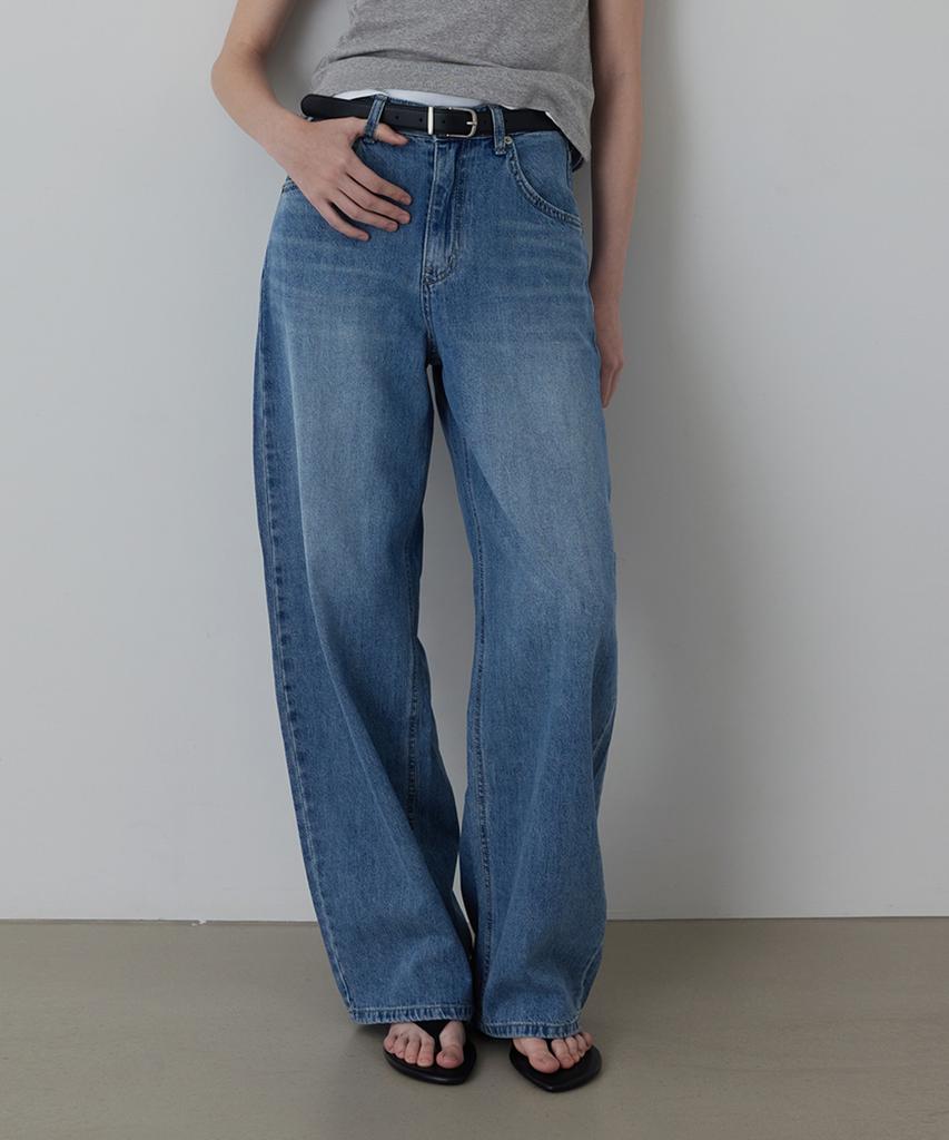 Kwinseulaebis Edit Curved Silhouette Denim Pants_Light Gray_3Colors