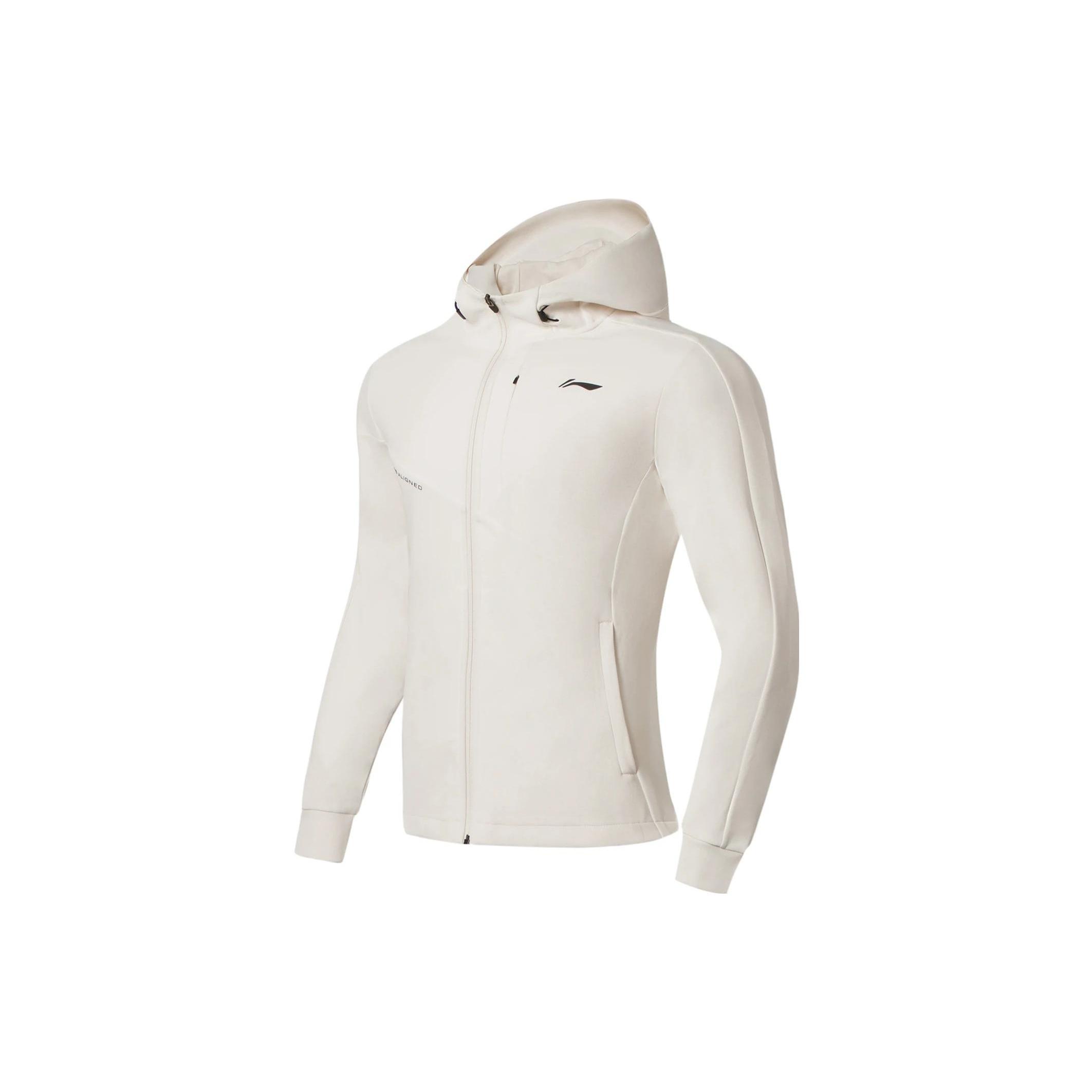 Li-Ning Training Logo Printing Jacket Cream White Men s AWDS627-9 XXXL