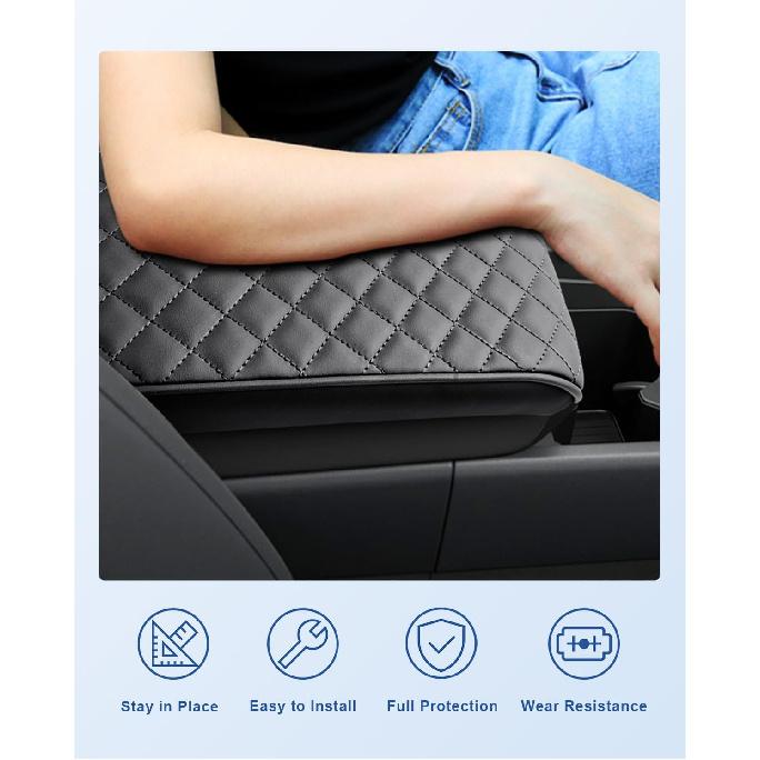 CDEFG Compatible With 2024 2025 2026 Hyundai Santa Fe Center Console Cover For 2025 Hyundai Santa Fe MX5 Accessories Armrest Cover 2025 Santa Fe