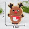 Cute Christmas Cake Decoration Creative Elk Card-Inserted Cake Decoration Single Side Plug-in Christmas Cake Decoration Tools