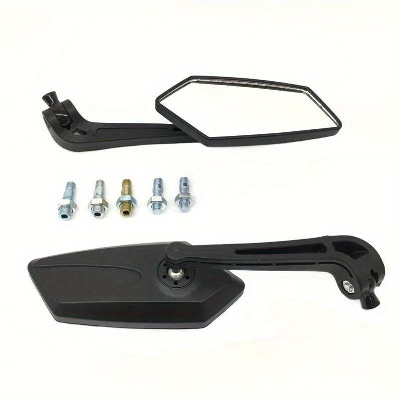 1pair Motorcycle Universal Mirror Scooter E-Bike Cafe Racer Retro Rearview Mirrors Electrombile HD Vision Side Mirror