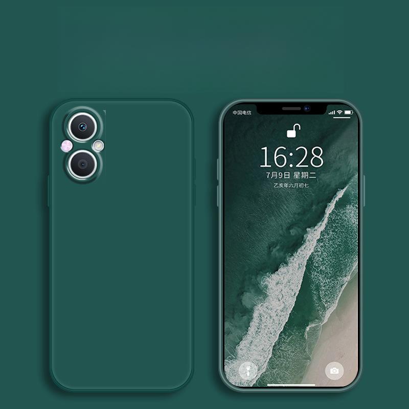 Applicable To Oppoa96 Mobile Phone Case Protection Case Liquid Soft Silicone Full-inclusive Anti-fall Case for Men and Women