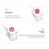 High Durability Aluminum Emergency Stop Safety Reset Switches Featuring Quick Power On Function for V10 V10 Ultra