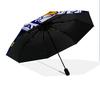 Leicester City Football Club  Pattern, Automatic Folding Umbrella, Portable and Foldable Design, 8 Ribs, a Christmas or Birthday Gift.