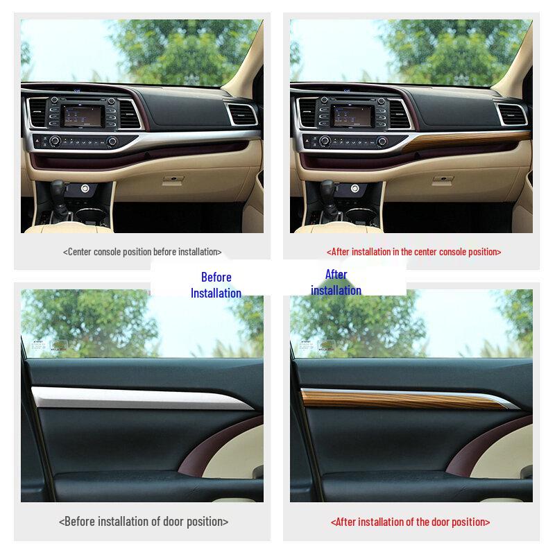 1521 Model Toyota Highlander Custom Interior 64-Color Ambient Light